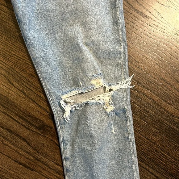 Agolde Toni Pristine Blue Mid Rise Straight Leg Jeans Women’s Size 26 - Picture 7 of 12